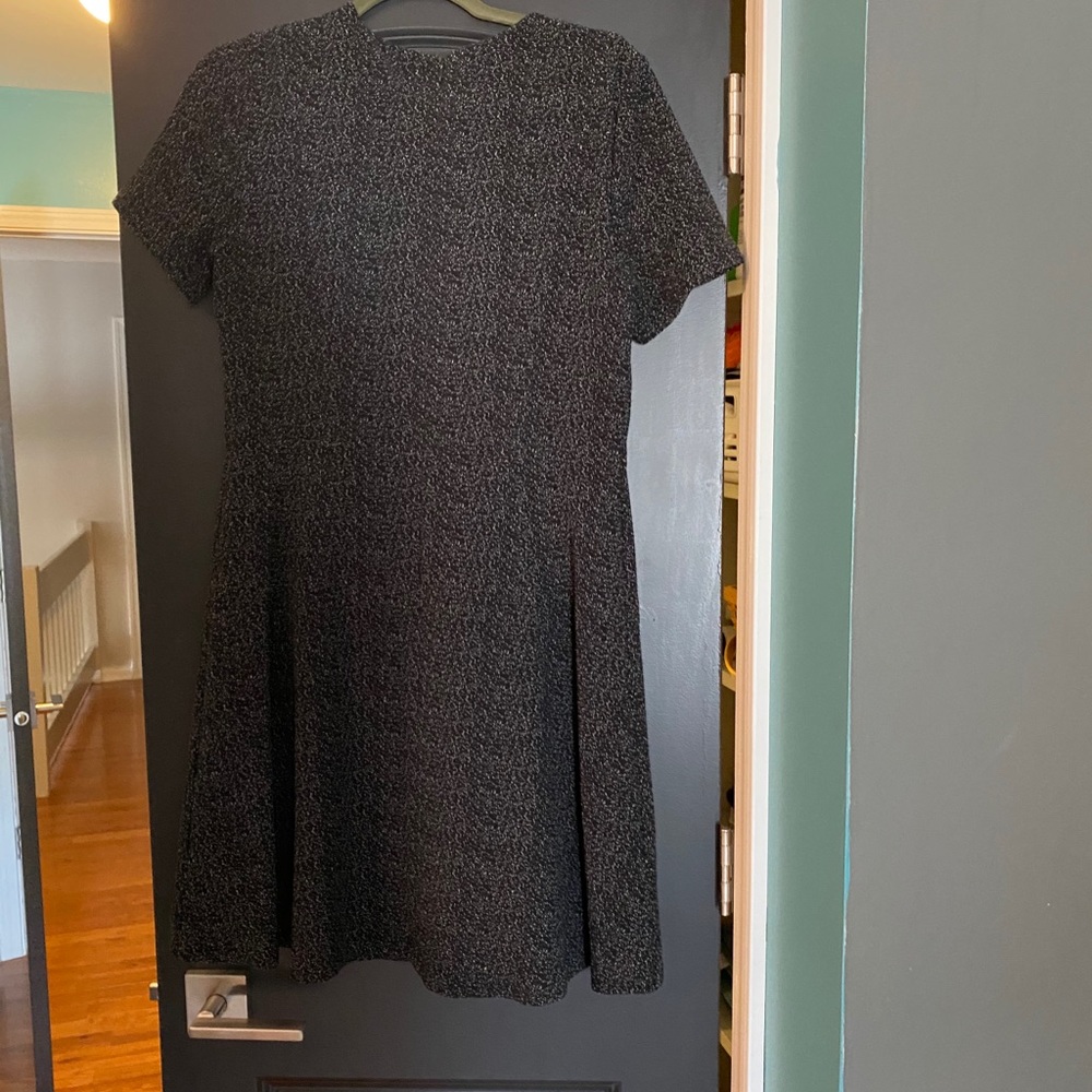 Black and white patterned dress from Ann Taylor